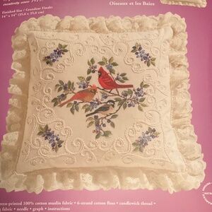 New Vintage Janlynn Birds & Berries Kit no. 004-0771